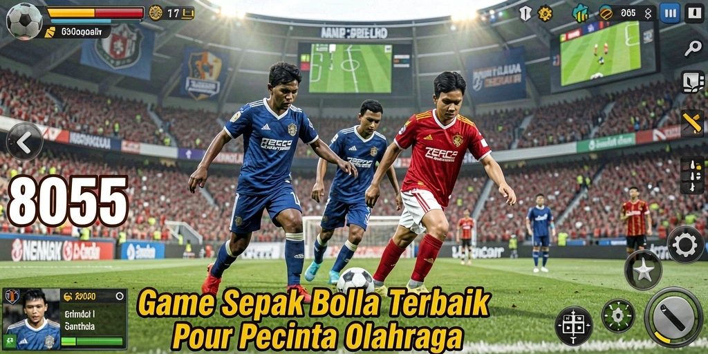 Tampilan grafis menakjubkan dalam gameplay 8055 yang mendebarkan.