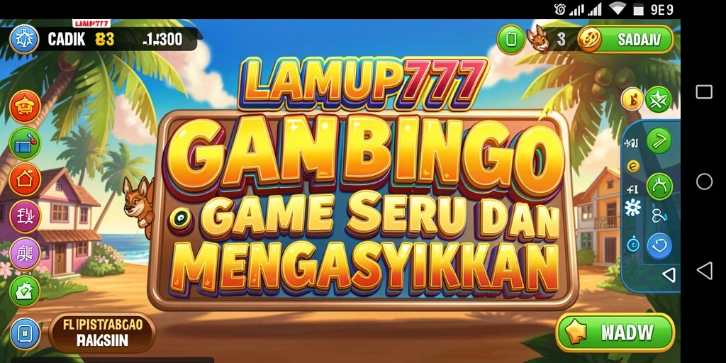 Tampilan gameplay menarik LAMPU777 saat bermain Bingo.