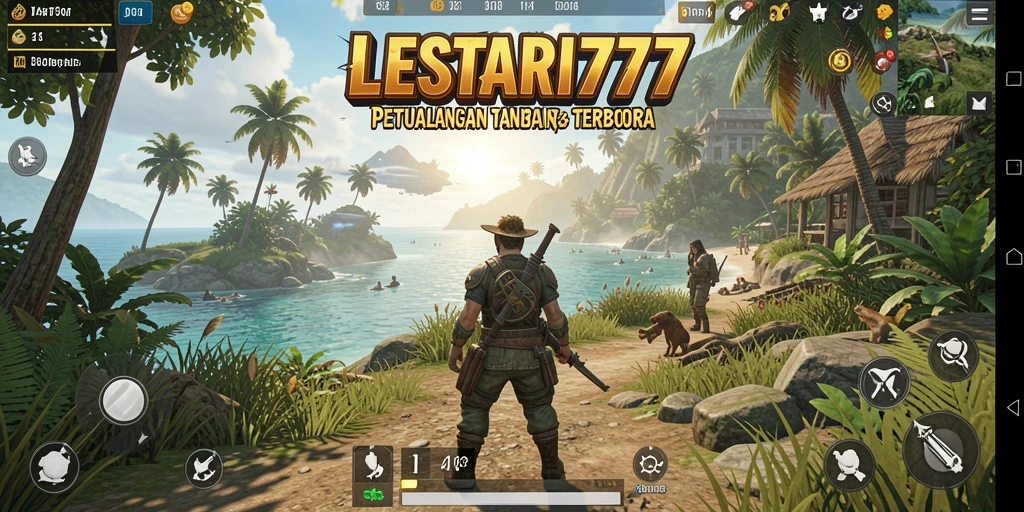 Tampilan gameplay <strong>LESTARI777</strong> dalam dunia terbuka yang menakjubkan.