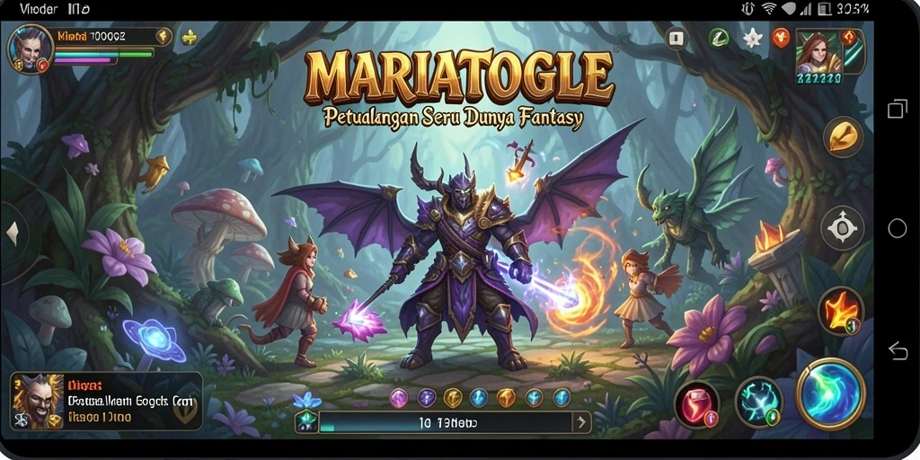 Gamplay seru dan action-packed di MARIATOGEL.