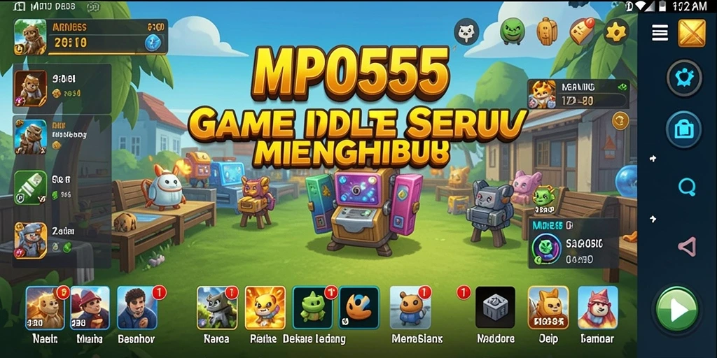 Tangkapan layar MPO555 menampilkan gameplay Idle yang menarik dan memikat.
