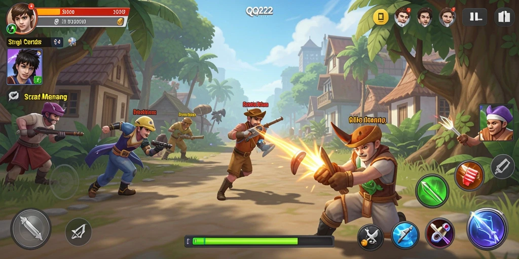 Gameplay QQ222 yang seru dengan strategi mendalam.